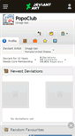 Mobile Screenshot of popoclub.deviantart.com