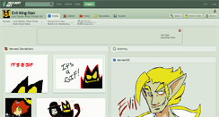 Desktop Screenshot of evil-king-stan.deviantart.com