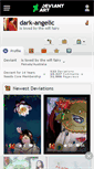 Mobile Screenshot of dark-angelic.deviantart.com