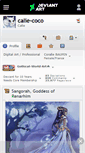 Mobile Screenshot of calie-coco.deviantart.com