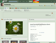 Tablet Screenshot of heymayday.deviantart.com