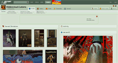 Desktop Screenshot of hiddencloud-customs.deviantart.com
