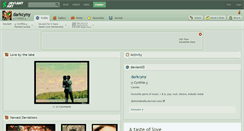 Desktop Screenshot of darkcyny.deviantart.com