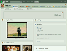 Tablet Screenshot of darkcyny.deviantart.com