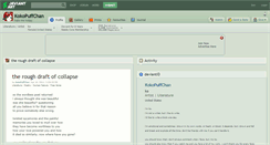 Desktop Screenshot of kokopuffchan.deviantart.com