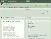 Tablet Screenshot of kokopuffchan.deviantart.com