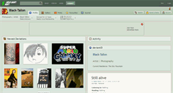 Desktop Screenshot of black-tallon.deviantart.com