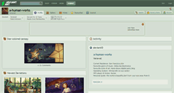 Desktop Screenshot of a-human-works.deviantart.com