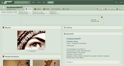 Desktop Screenshot of incubusrocker87.deviantart.com