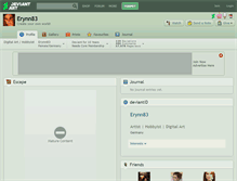 Tablet Screenshot of erynn83.deviantart.com