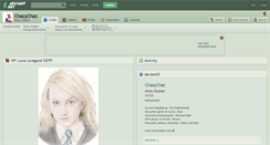 Desktop Screenshot of chazychaz.deviantart.com