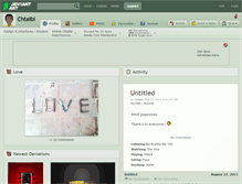 Tablet Screenshot of chtaibi.deviantart.com