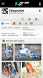Mobile Screenshot of catspassion.deviantart.com