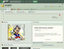 Tablet Screenshot of jazzygotto.deviantart.com