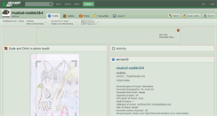 Desktop Screenshot of musical-cookie364.deviantart.com
