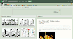 Desktop Screenshot of cmcc.deviantart.com