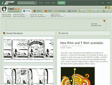 Tablet Screenshot of cmcc.deviantart.com