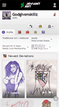 Mobile Screenshot of godgivenskillz.deviantart.com