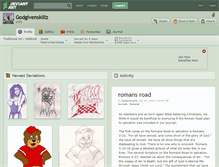 Tablet Screenshot of godgivenskillz.deviantart.com