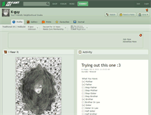 Tablet Screenshot of k-guy.deviantart.com