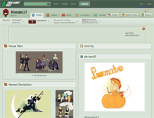 Tablet Screenshot of pomato27.deviantart.com