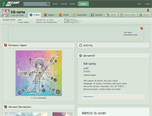 Tablet Screenshot of kik-sama.deviantart.com