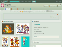 Tablet Screenshot of cindysuke.deviantart.com