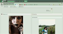 Desktop Screenshot of entertheunderworld.deviantart.com