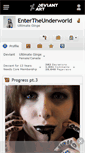 Mobile Screenshot of entertheunderworld.deviantart.com