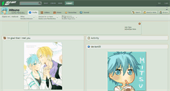 Desktop Screenshot of mitsuno.deviantart.com