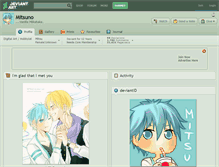 Tablet Screenshot of mitsuno.deviantart.com