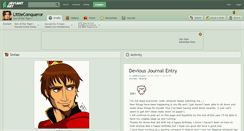 Desktop Screenshot of littleconqueror.deviantart.com