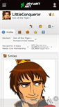 Mobile Screenshot of littleconqueror.deviantart.com