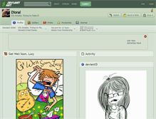 Tablet Screenshot of diorai.deviantart.com