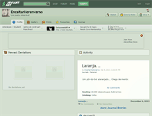 Tablet Screenshot of encaitarherenvarno.deviantart.com