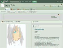 Tablet Screenshot of kagirinai-ninjou.deviantart.com