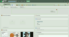 Desktop Screenshot of dragon5292.deviantart.com