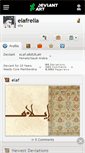 Mobile Screenshot of elafrella.deviantart.com