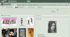 Desktop Screenshot of kate-kyrillion.deviantart.com