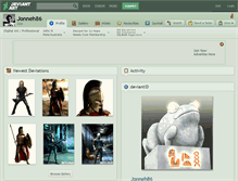 Tablet Screenshot of jonneh86.deviantart.com