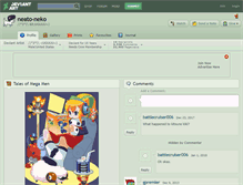 Tablet Screenshot of neato-neko.deviantart.com