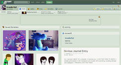 Desktop Screenshot of invaderket.deviantart.com