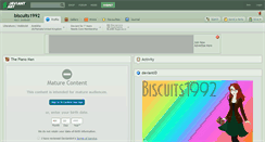Desktop Screenshot of biscuits1992.deviantart.com