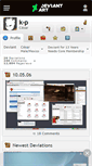 Mobile Screenshot of k-p.deviantart.com