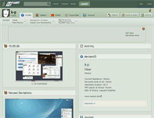 Tablet Screenshot of k-p.deviantart.com