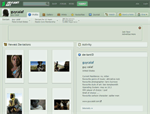 Tablet Screenshot of guycalaf.deviantart.com