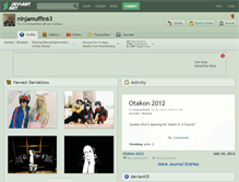 Tablet Screenshot of ninjamuffin63.deviantart.com