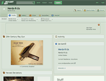 Tablet Screenshot of nerds-r-us.deviantart.com