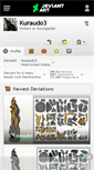 Mobile Screenshot of kuraudo3.deviantart.com