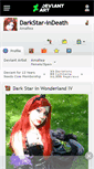 Mobile Screenshot of darkstar-indeath.deviantart.com